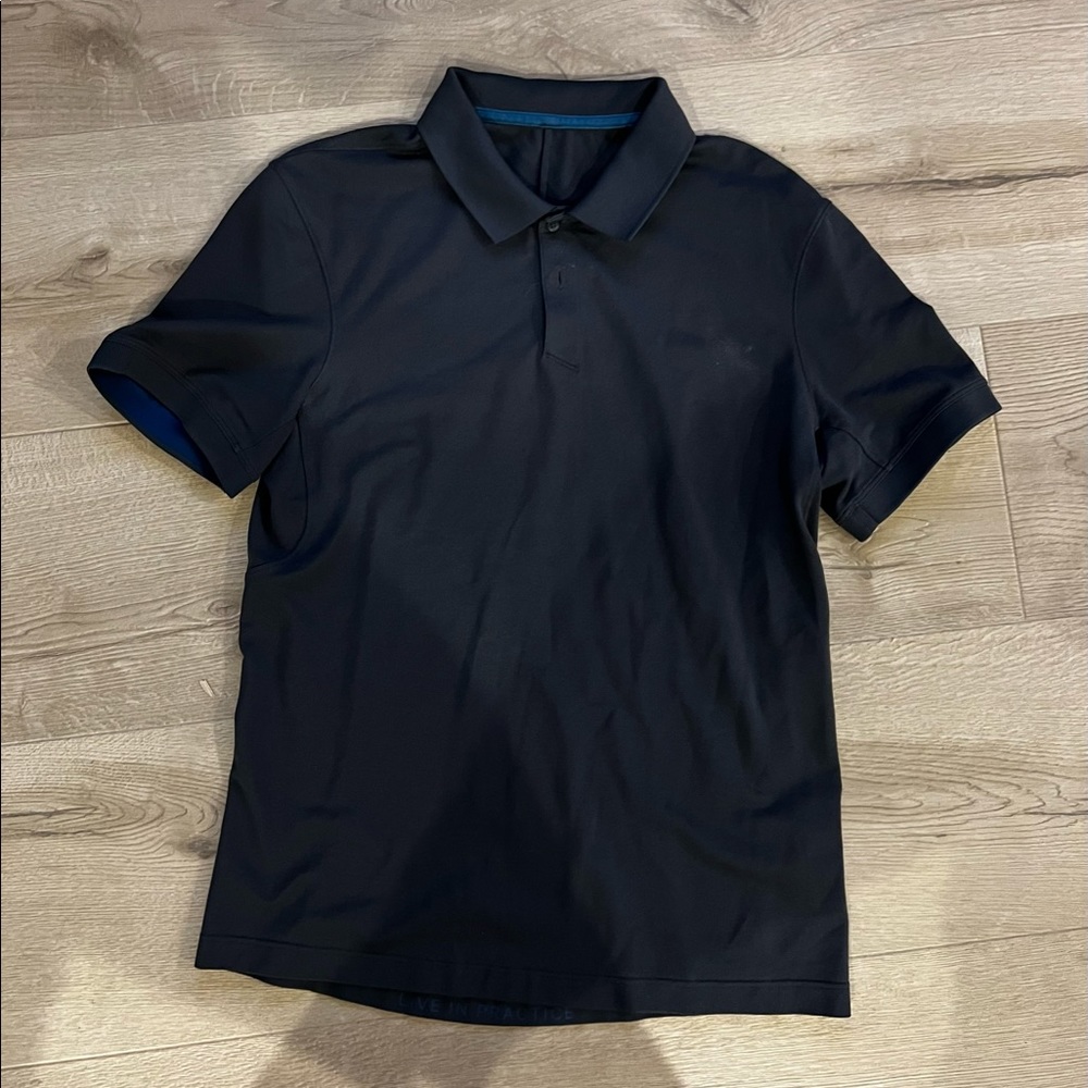 lululemon mens grey polo